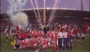 Die Dänen wurden 1992 in Göteborg Überraschungs-Europameister