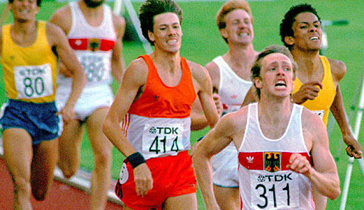 Die Sekunden des Triumphs: Willi Wülbeck holte sich 1983 in Helsinki den WM-Titel über die 800 Meter - sein einziger großer Erfolg