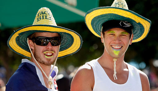 Die Australier fieberten wie jedes Jahr mit Lleyton Hewitt. Im Achtelfinale kam gegen Novak Djokovic aber das Aus.