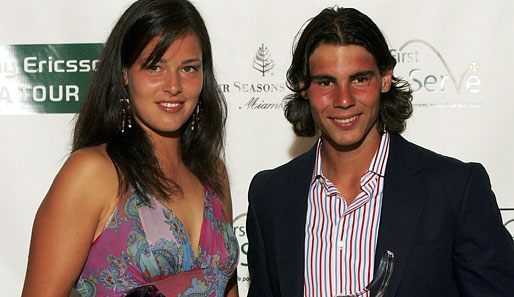 Ivanovic mit Rafael Nadal