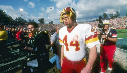 Sprung ins Jahr 1983: Fullback John Riggins erzielt beim Super-Bowl-Sieg seiner Redskins alleine mehr Raumgewinn, als der Gegner aus Miami insgesamt