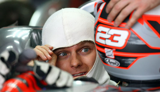 ... Neuzugang Heikki Kovalainen auf dem Circuit de Catalunya vertreten