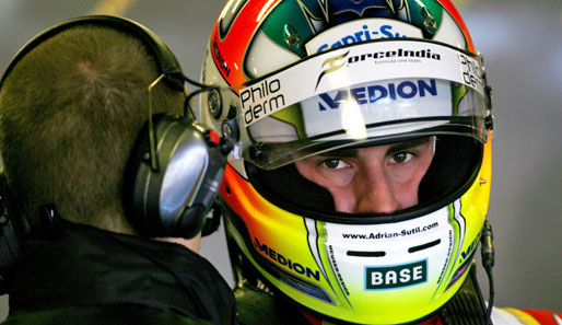 Adrian Sutil sitzt erstmals im neuen Force-India-Boliden