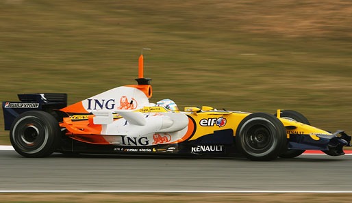 Fernando Alonso im Renault R28
