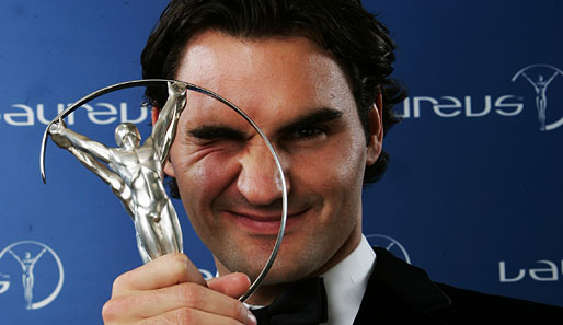Zum vierten Mal in Folge Sportler des Jahres: Der Schweizer Tennisstar Roger Federer.