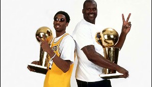 Shaq und Kobe nochmal ganz oben: 2000 bis 2002 gewann L.A. dreimal den Titel