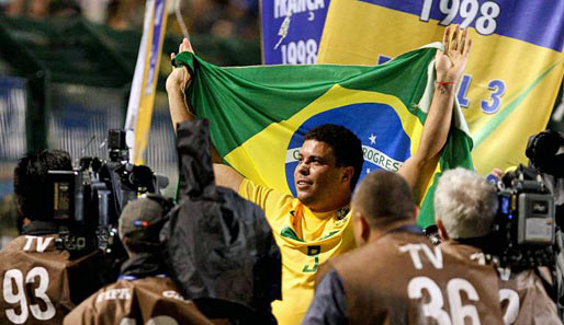 Ronaldo gab am 7. Juni 2011 sein Abschiedsspiel für die Selecao - eine beispiellos erfolgreiche Karriere fand sein Ende