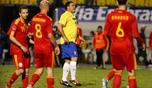 Zweimal scheiterte Ronaldo an Keeper Ciprian Tatarusanu, einmal schoss er freistehend drüber