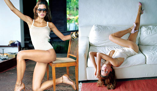 Eine seiner gutaussehenden Errungenschaften zu Madrider Zeiten war abermals ein brasilianisches Model namens Raica Oliveira