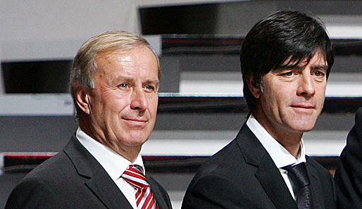 Zwei Protagonisten: Josef Hickersberger und Joachim Löw - die beiden Trainer.