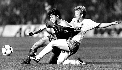 1988: Dynamo Berlin gewinnt gegen Werder Bremen das Hinspiel 3:0...
