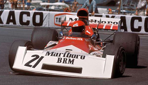 Die Frontpartie von Niki Laudas BRM schleifte 1973 sogar auf dem Boden