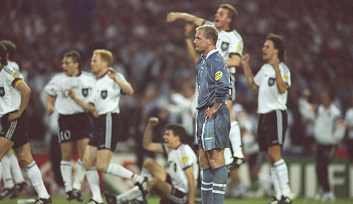 EM 1996 in England: Deutschland setzt sich in einem irren Spiel im Halbfinale gegen den Gastgeber und dessen Superstar Paul Gascoigne durch