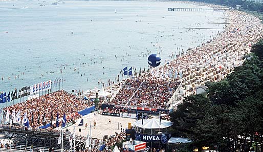 Die Deutschen Meisterschaften am Timmendorfer Strand locken alljährlich unzählige Zuschauer an
