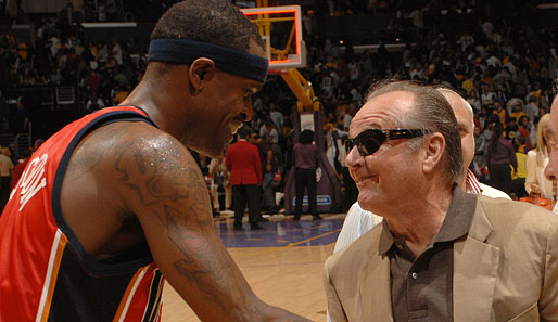 Jack Nicholson bei den Lakers