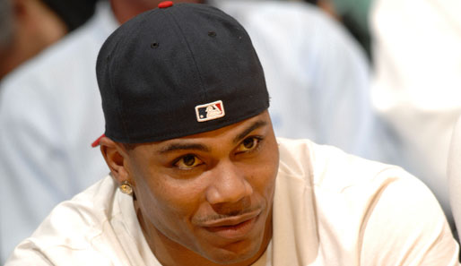 Rapper Nelly bei den Los Angeles Lakers