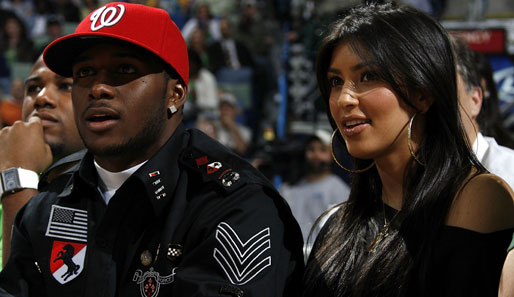 New-Orleans-Footballer Reggie Bush und TV-Star Kim Kardashian