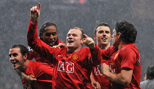 Champions League, Finale, Moskau, Rooney, Hargreaves