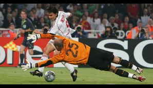 2007: AC Mailand - FC Liverpool 2:1 (1:0) - Pippo Inzaghi schenkt Reina zwei Tore ein, Milan gelingt die Revanche für 2005