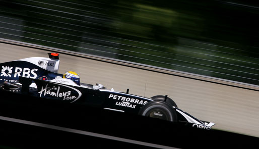 Direkt dahinter: Der starke Nico Rosberg im Williams
