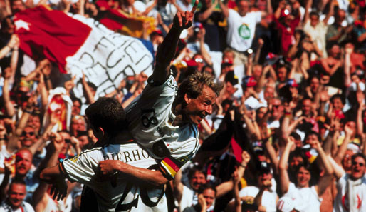 ...danach traf Jürgen Klinsmann gleich doppelt