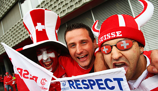 Fans, Schweiz, EM