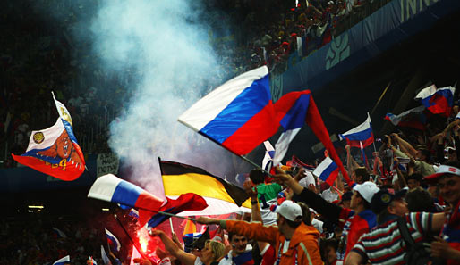 EM 2008, Vorrunde, Gruppe D, Russland, Schweden, fans, innsbruck, jubel