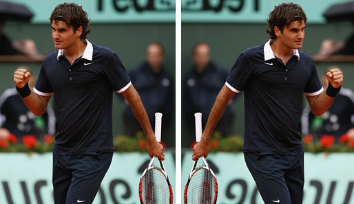 Roger Federer gibt nicht nur leistungsmäßig den Ton an. Auch mit seinem Outfit stellt er alle anderen Herren in den Schatten