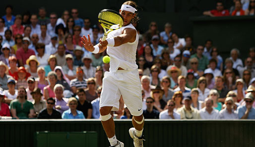 Rafael Nadal beendete im Halbfinale den Höhenflug von Rainer Schüttler