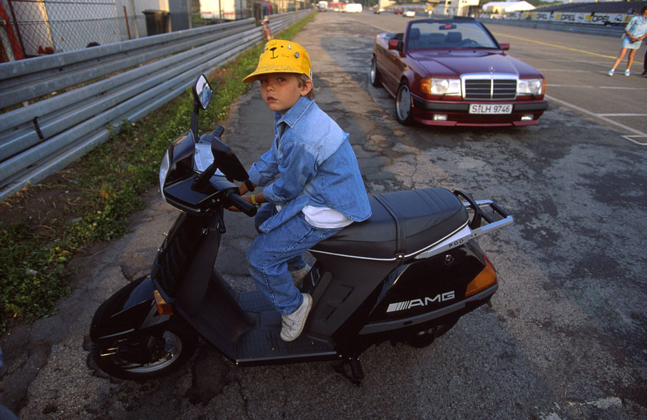 Motorsport in den Kinderschuhen: Rosberg auf dem Norisring 1992