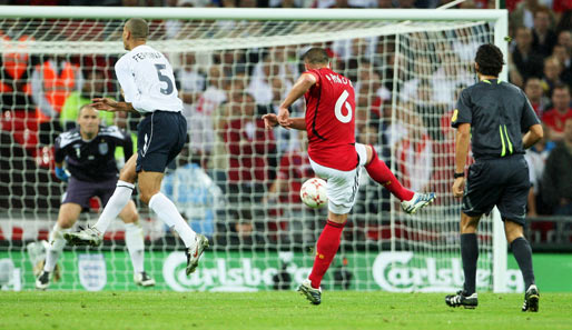 Der Höhepunkt am 22. August 2007: Bei seinem ersten Länderspiel erzielte er im Wembley-Stadion gegen England den 2:1-Siegtreffer