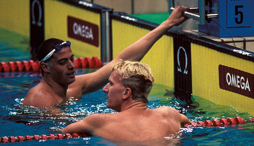 Es war das Schwimm-Duell schlechthin: Matt Biondi gegen Michael Groß