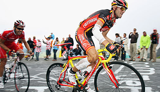 Einer der Verlierer des Tages: Alejandro Valverde. Der Spanier kam erst 5:52 Minuten hinter dem Sieger in Ziel und ist in der Gesamtwertung nur 14.