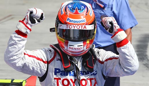 Sensationell: Timo Glock fuhr im Toyota auf Platz zwei. Das erste Podium seiner Karriere