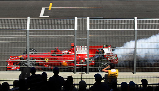 Auch für Kimi Räikkönen verläuft das Rennen enttäuschend