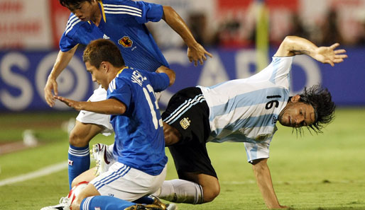 Sergio Agüero läuft für Argentinien auf