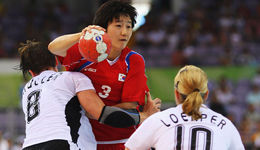 Keine Chance gegen Südkorea hatten leider unsere Handball-Frauen