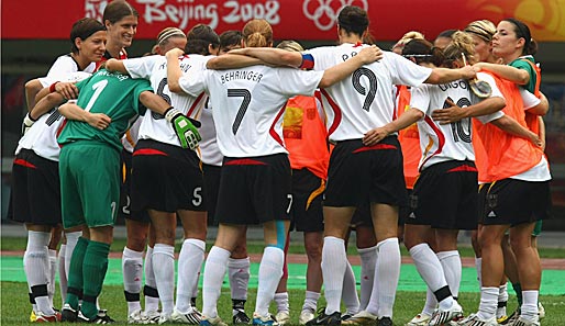 Freude bei den DFB-Frauen: Der Weg ins Viertelfinale ist geschafft