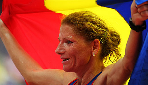 Die Rumänin Constantina Tomescu war die strahlende Siegerin des Frauen-Marathon