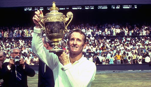 Rod Laver gewann 1969 das australische Duell gegen Tony Roche. Im selben Jahr war ihm schon der Wimbledonsieg gelungen