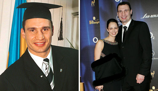 2000 wurde Klitschko in Kiew die Doktorwürde verliehen. Auch seine Frau Natalia freute sich darüber
