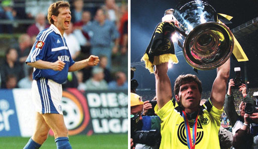 Auch das gab es: Spieler, die für beide Vereine spielten. Andy Möller wechselte 2000 von Dortmund zu Schalke