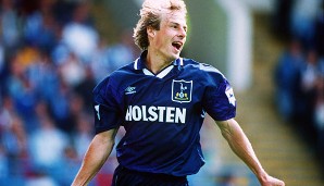 Im Sommer 1994 ging der Schwabe zu den Tottenham Hotspurs und kreierte alsbald den "Diver"