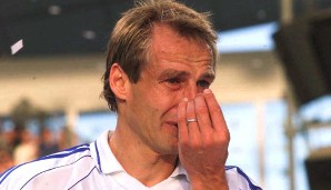 1999 war Schluss - beim Abschiedsspiel in Stuttgart flossen Tränen. Danach ging es erstmal nach Amerika