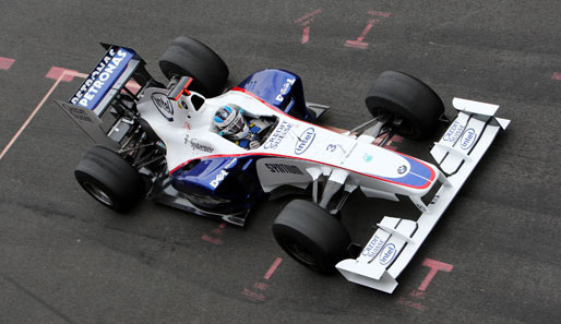 Auch Nick Heidfeld ging auf dem Circuit de Catalunya mit dem gewöhnungsbedürftigen Auto auf die Strecke