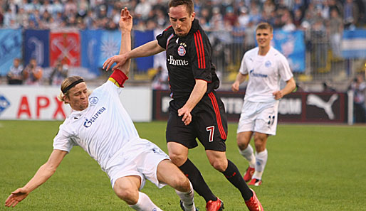 Im UEFA-Cup 2007/2008 traf St. Petersburg auf drei deutsche Mannschaften. Für Franck Riberys Bayern war im Halbfinale Schluss
