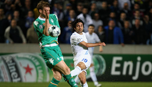 Anorthosis Famagusta - Werder Bremen 2:2: Per Mertesacker (li.) war noch einer der Besseren bei Werder