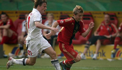27.05.2008, GER - BLR 2:2: Marko Marin debütierte beim 2:2 gegen Weißrussland