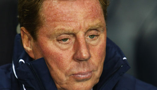 Tottenhams Trainer Harry Redknapp sah vor der Partie gegen Dinamo Zagreb recht angespannt aus