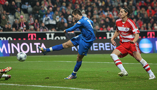 Vedad Ibisevic (Hoffenheim) erzielt gegen die Bayern seinen 18. Saisontreffer